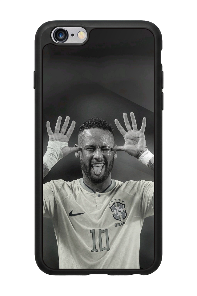 iPhone 6 Plus Uyumlu Neymar Tasarımlı Glossy Premium Kılıf