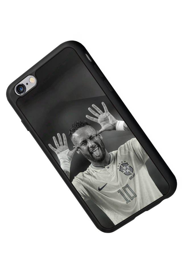 iPhone 6 Plus Uyumlu Neymar Tasarımlı Glossy Premium Kılıf
