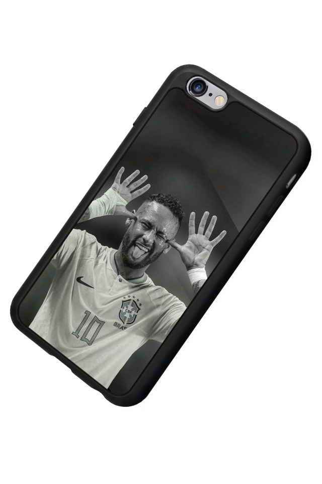 iPhone 6 Plus Uyumlu Neymar Tasarımlı Glossy Premium Kılıf