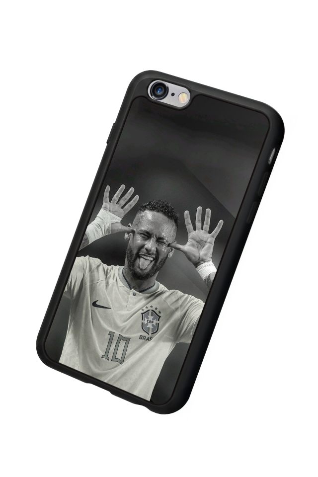 iPhone 6 Plus Uyumlu Neymar Tasarımlı Glossy Premium Kılıf