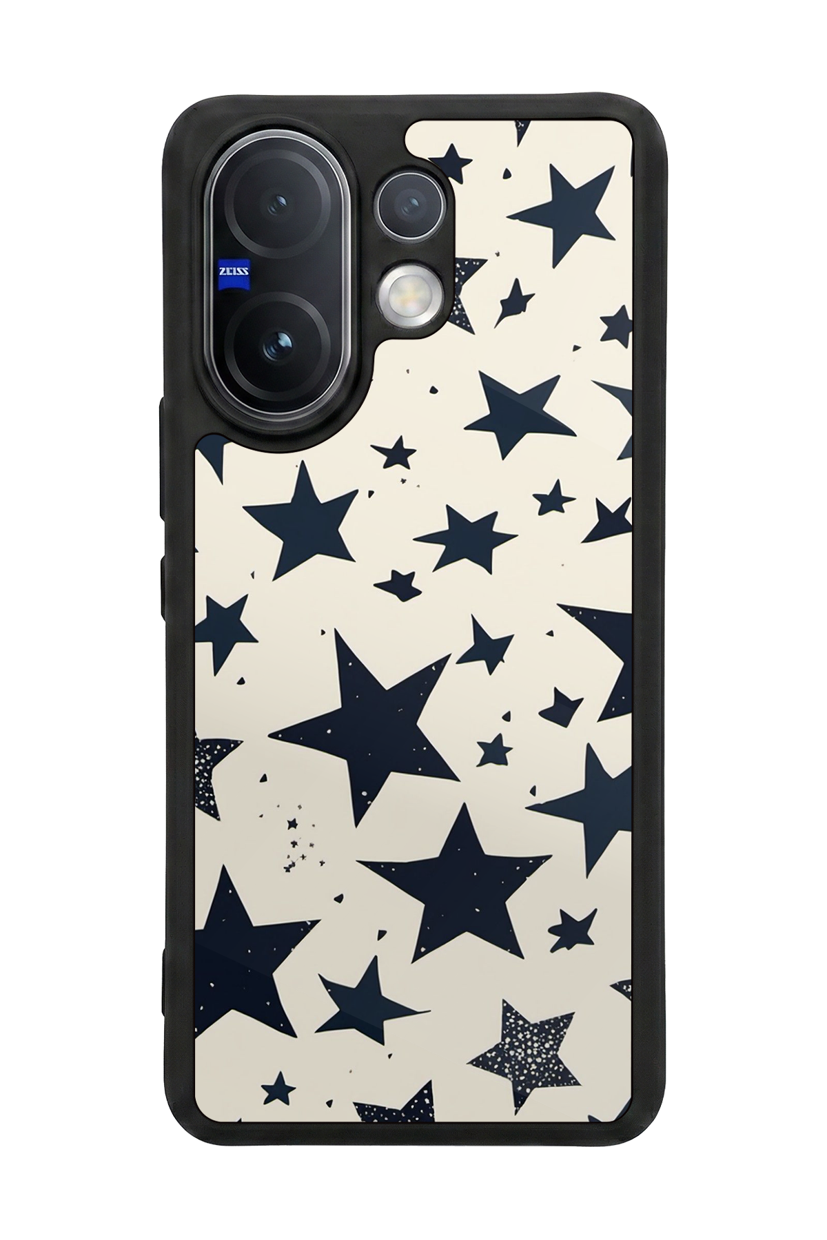 Vivo V60 Uyumlu Retro Yildizlar Tasarımlı Glossy Premium Kılıf