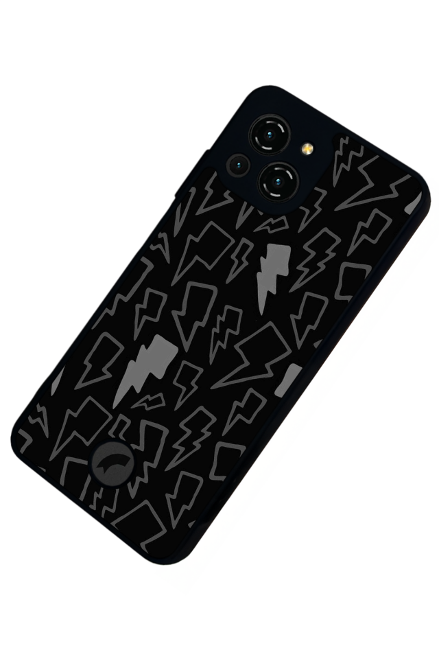 Reeder S23 Pro Max Uyumlu Simsek Tasarımlı Glossy Premium Kılıf