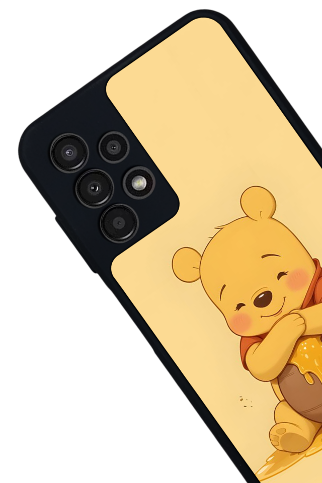 Samsung Galaxy A13 Uyumlu Winnie Tasarımlı Glossy Premium Kılıf