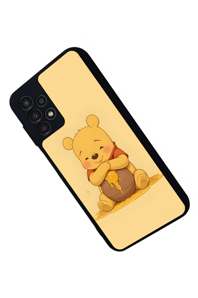 Samsung Galaxy A13 Uyumlu Winnie Tasarımlı Glossy Premium Kılıf