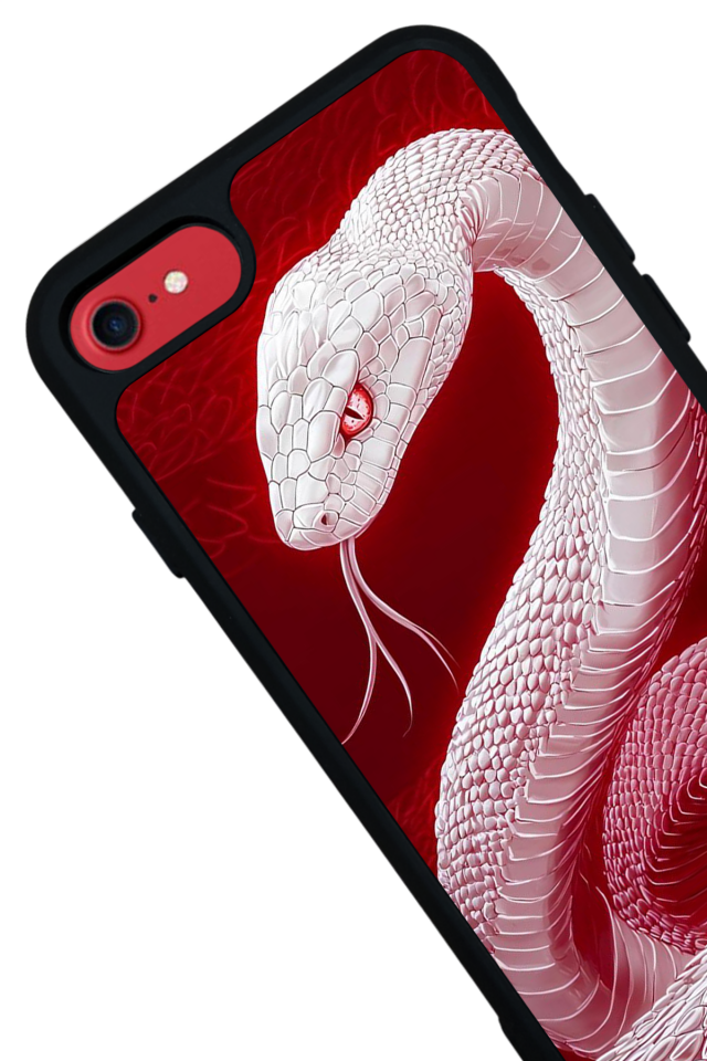 iPhone 7 Uyumlu Yılan Tasarımlı Glossy Premium Kılıf