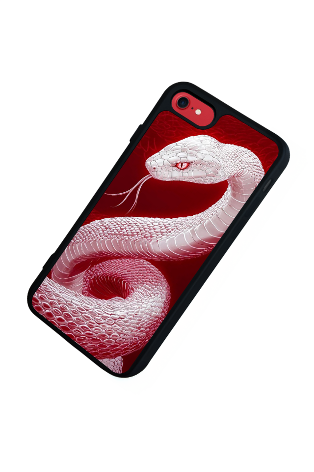 iPhone 7 Uyumlu Yılan Tasarımlı Glossy Premium Kılıf