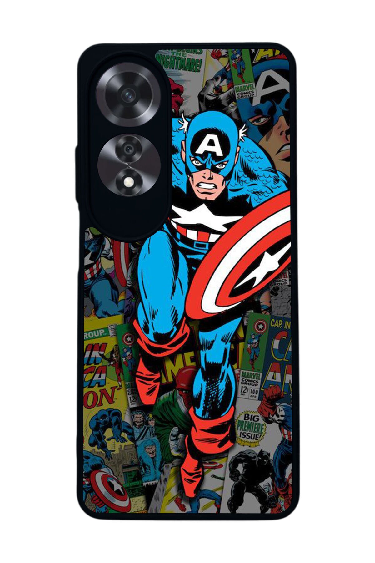 Oppo A60 Mat Siyah uyumlu Kılıf – Yumuşak Silikon, Koruyucu, Şok Emici Kapak