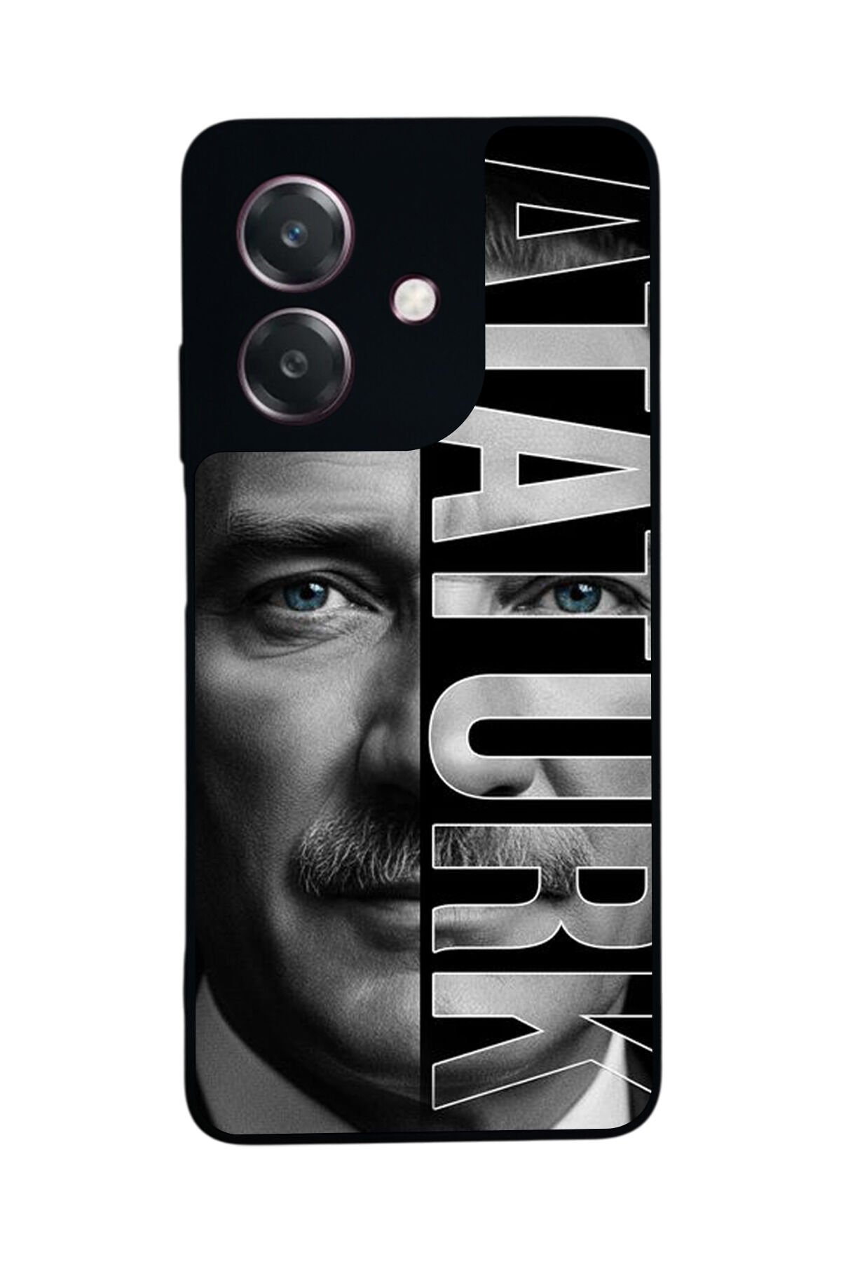 Oppo A3 5G Uyumlu Mustafa Kemal Ataturk Tasarımlı Glossy Premium Kılıf