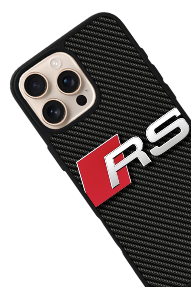 iPhone 14 Pro Uyumlu Audi Tasarımlı Glossy Premium Kılıf
