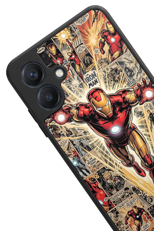 Samsung Galaxy A07 Uyumlu Iron Man ( Demir Adam ) Tasarımlı Glossy Premium Kılıf