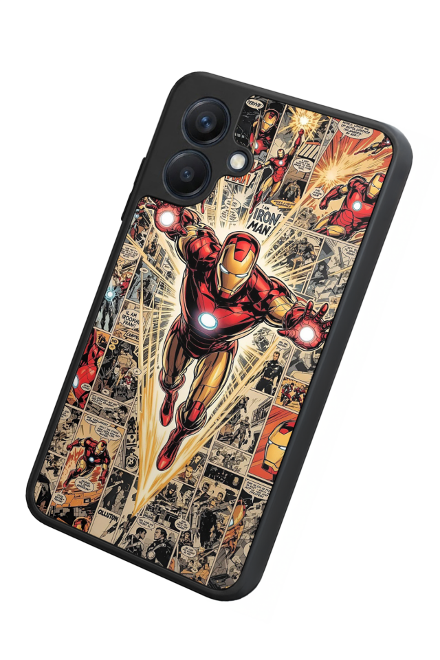Samsung Galaxy A07 Uyumlu Iron Man ( Demir Adam ) Tasarımlı Glossy Premium Kılıf