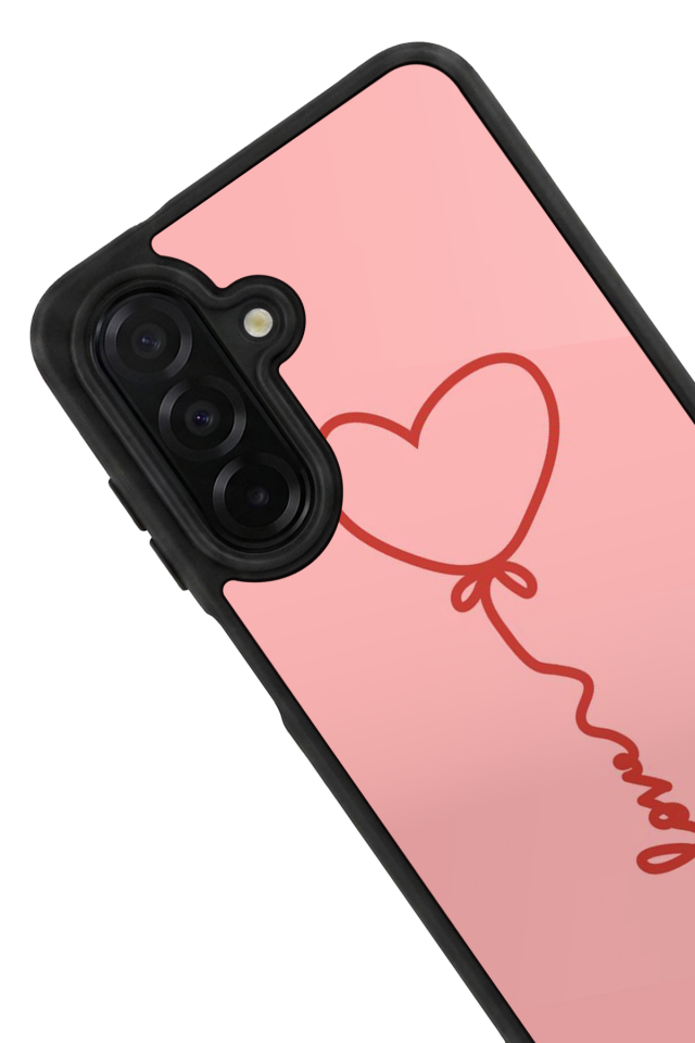 Samsung Galaxy A26 Uyumlu Kalp Love Tasarımlı Glossy Premium Kılıf
