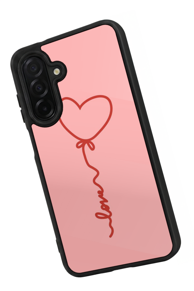 Samsung Galaxy A26 Uyumlu Kalp Love Tasarımlı Glossy Premium Kılıf