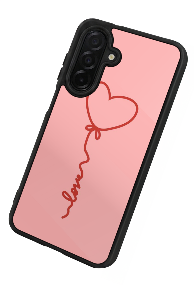 Samsung Galaxy A26 Uyumlu Kalp Love Tasarımlı Glossy Premium Kılıf