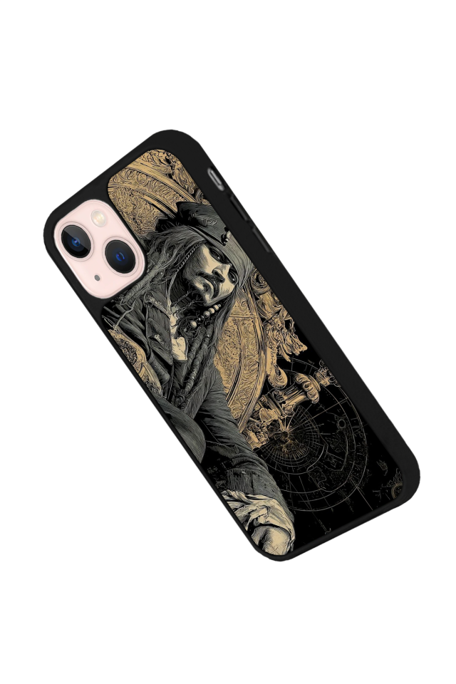 iPhone 13 Mini Uyumlu Korsan Tasarımlı Glossy Premium Kılıf