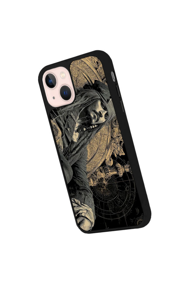 iPhone 13 Mini Uyumlu Korsan Tasarımlı Glossy Premium Kılıf