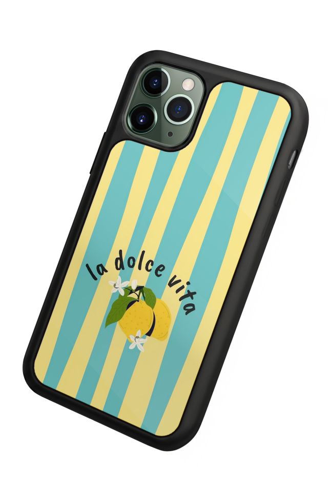 iPhone 11 Pro Uyumlu Limon Tasarımlı Glossy Premium Kılıf