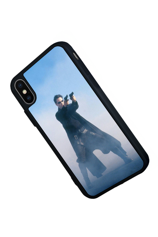 iPhone XS Max Uyumlu MatriiPhone XS Max Tasarımlı Glossy Premium Kılıf