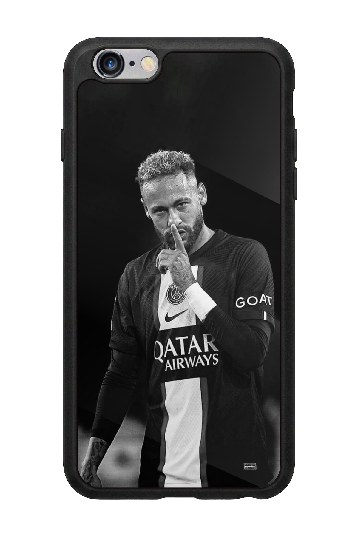 iPhone 6 Plus Uyumlu Neymar Tasarımlı Glossy Premium Kılıf