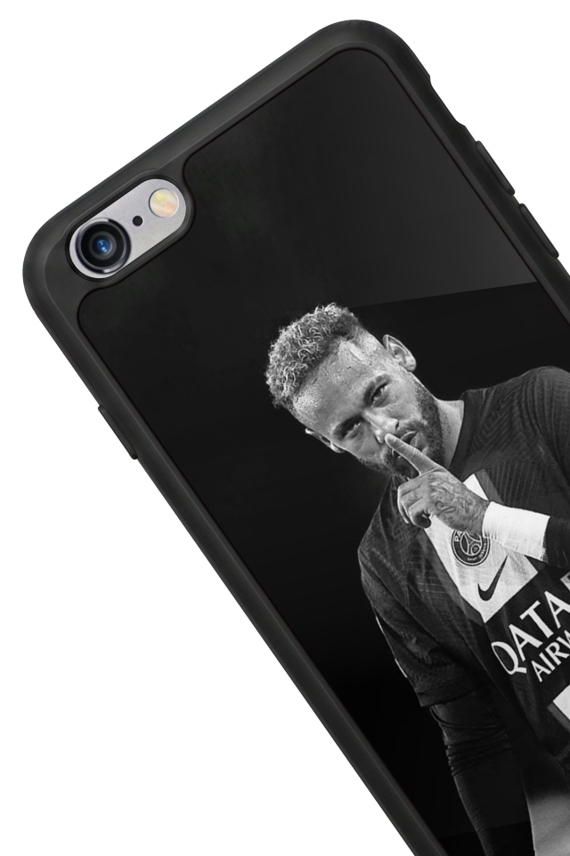 iPhone 6 Plus Uyumlu Neymar Tasarımlı Glossy Premium Kılıf