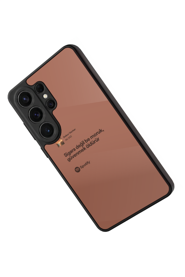 Samsung Galaxy S26 Ultra Uyumlu Sarki Sozleri Tasarımlı Glossy Premium Kılıf