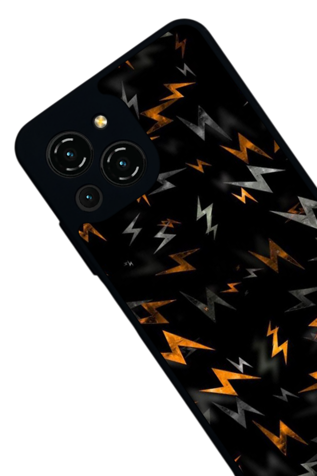 Reeder S23 Pro Max Uyumlu Simsek Tasarımlı Glossy Premium Kılıf