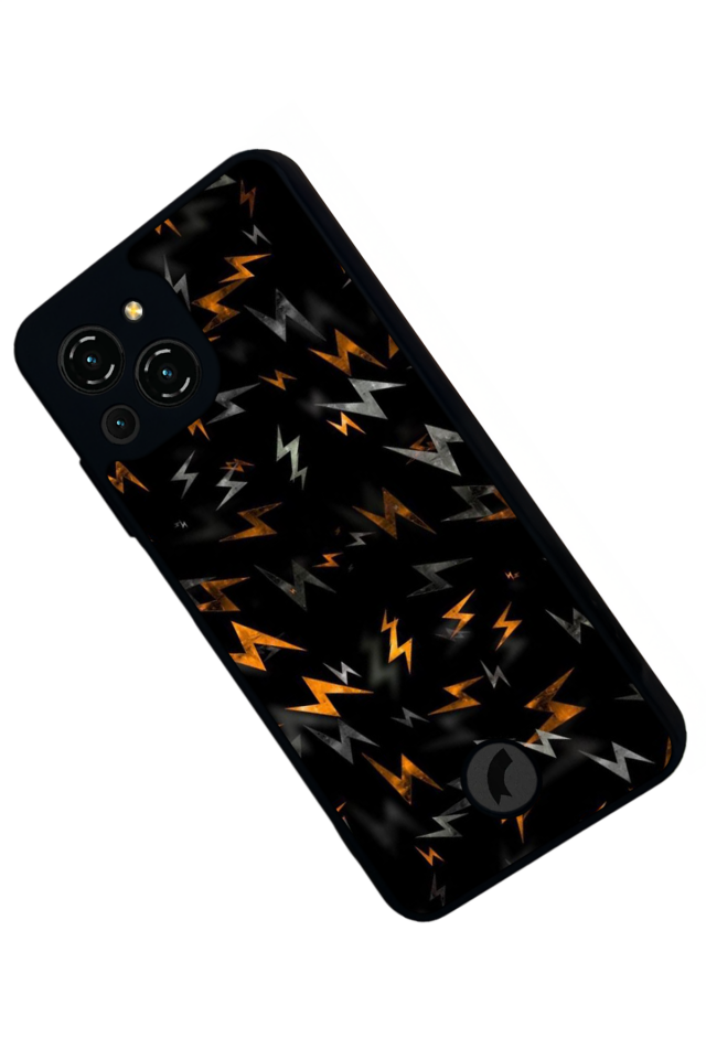 Reeder S23 Pro Max Uyumlu Simsek Tasarımlı Glossy Premium Kılıf