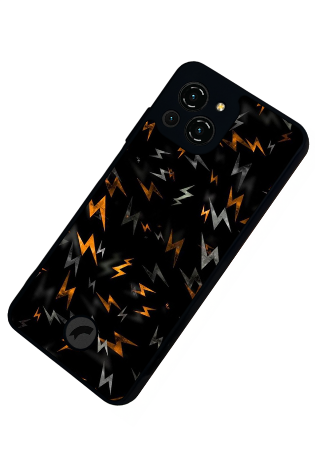 Reeder S23 Pro Max Uyumlu Simsek Tasarımlı Glossy Premium Kılıf