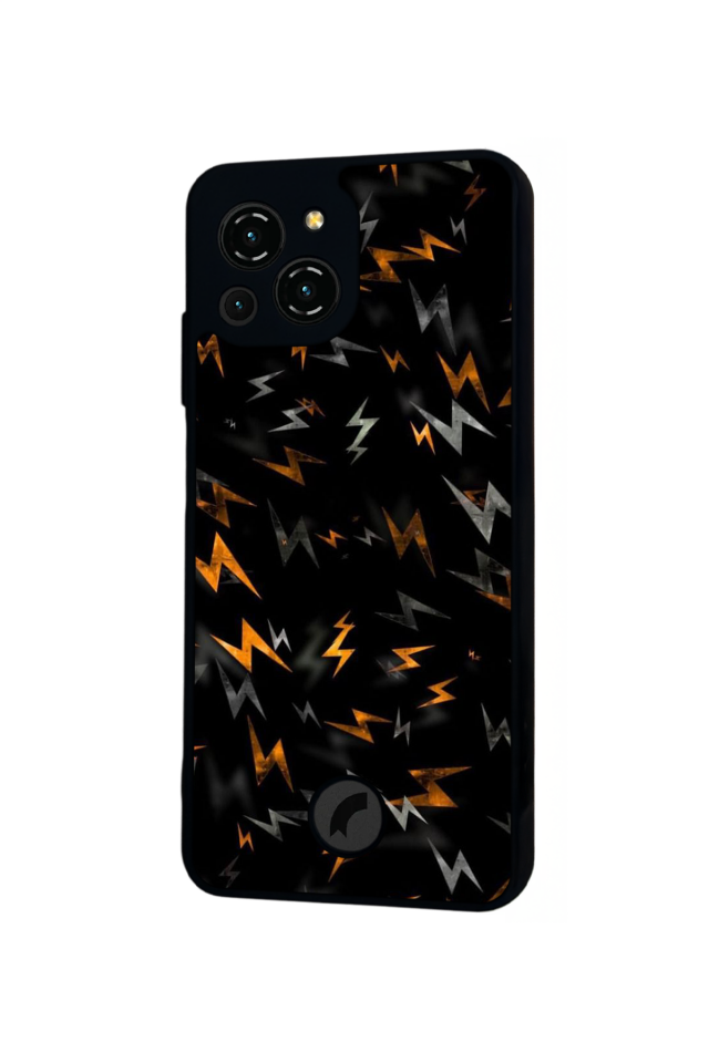 Reeder S23 Pro Max Uyumlu Simsek Tasarımlı Glossy Premium Kılıf