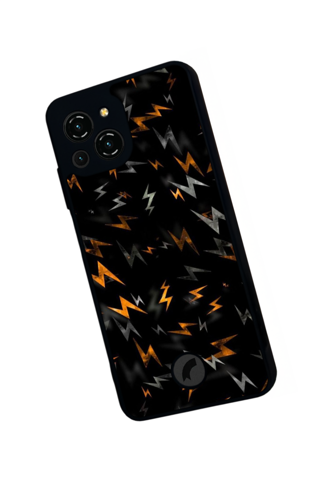 Reeder S23 Pro Max Uyumlu Simsek Tasarımlı Glossy Premium Kılıf