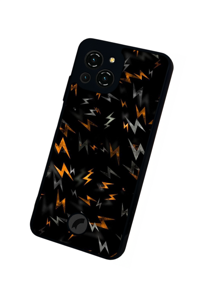 Reeder S23 Pro Max Uyumlu Simsek Tasarımlı Glossy Premium Kılıf