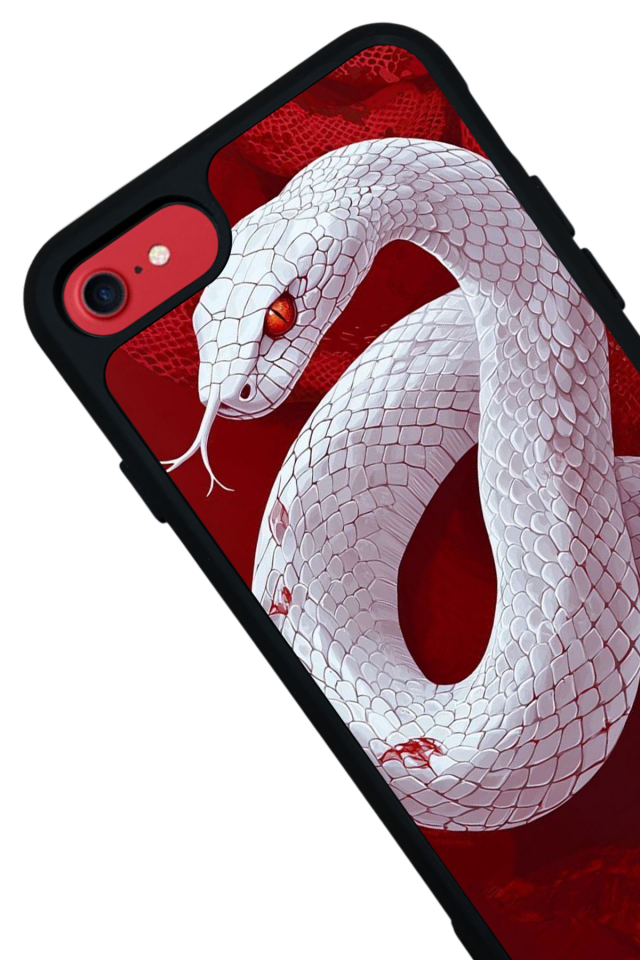 iPhone 7 Uyumlu Yılan Tasarımlı Glossy Premium Kılıf