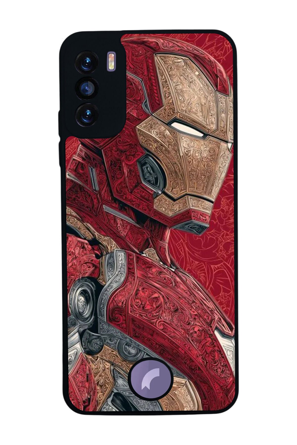 Reeder S19 Max Pro S Uyumlu Iron Man ( Demir Adam ) Tasarımlı Glossy Premium Kılıf