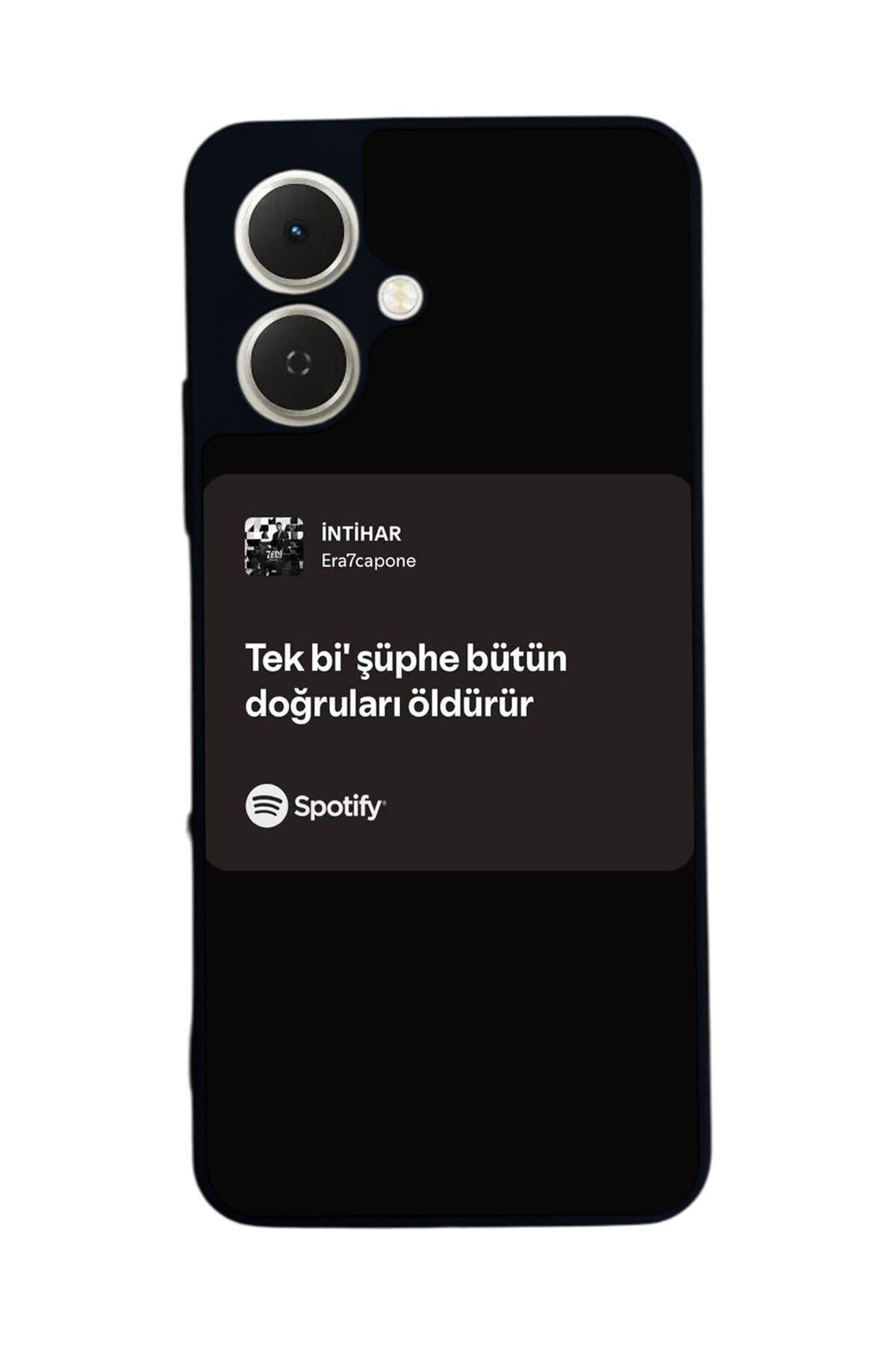 Tecno Spark GO 2 Uyumlu Sarki Sozleri Tasarımlı Glossy Premium Kılıf
