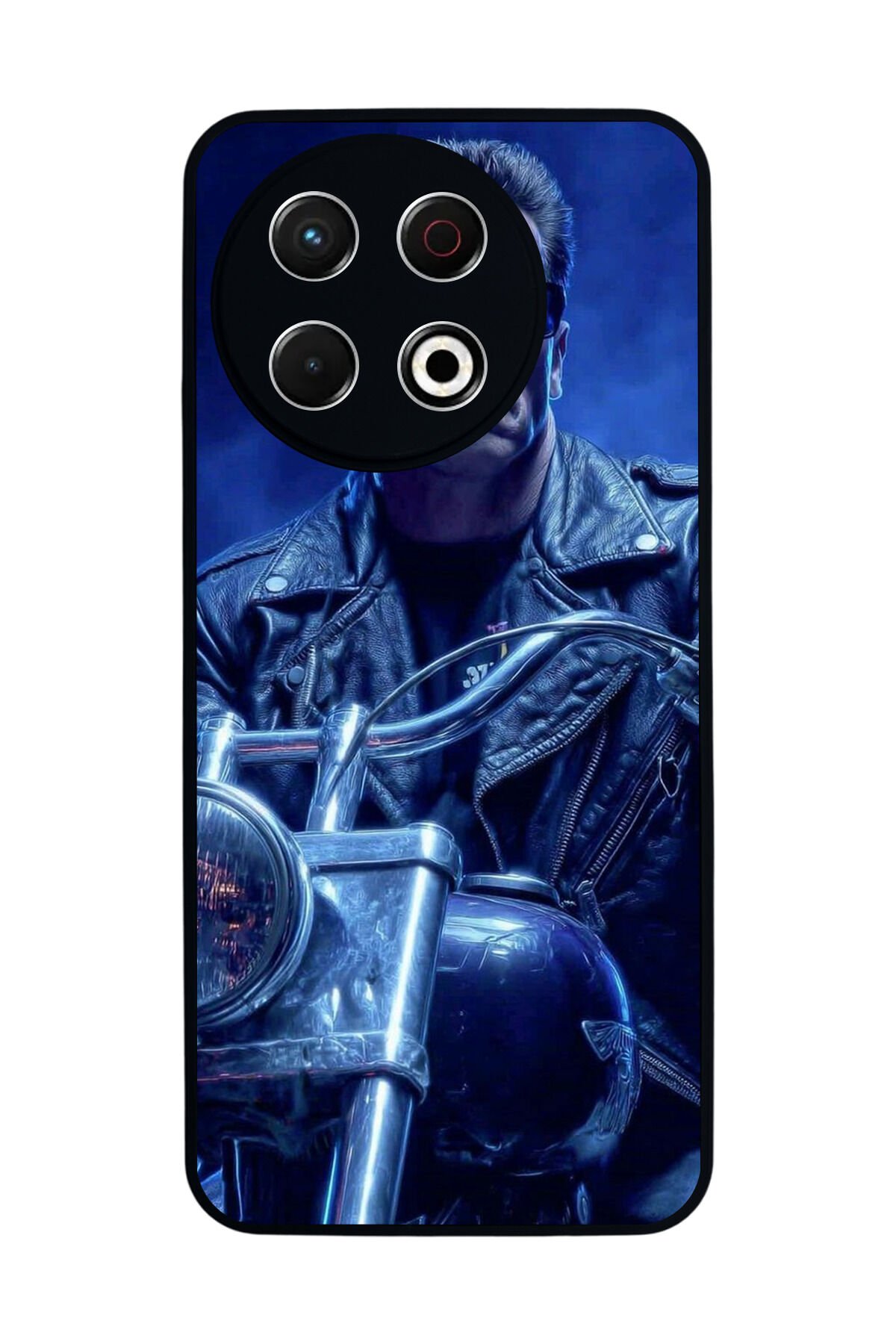 Tecno Spark 30 Pro Uyumlu Terminator Tasarımlı Glossy Premium Kılıf