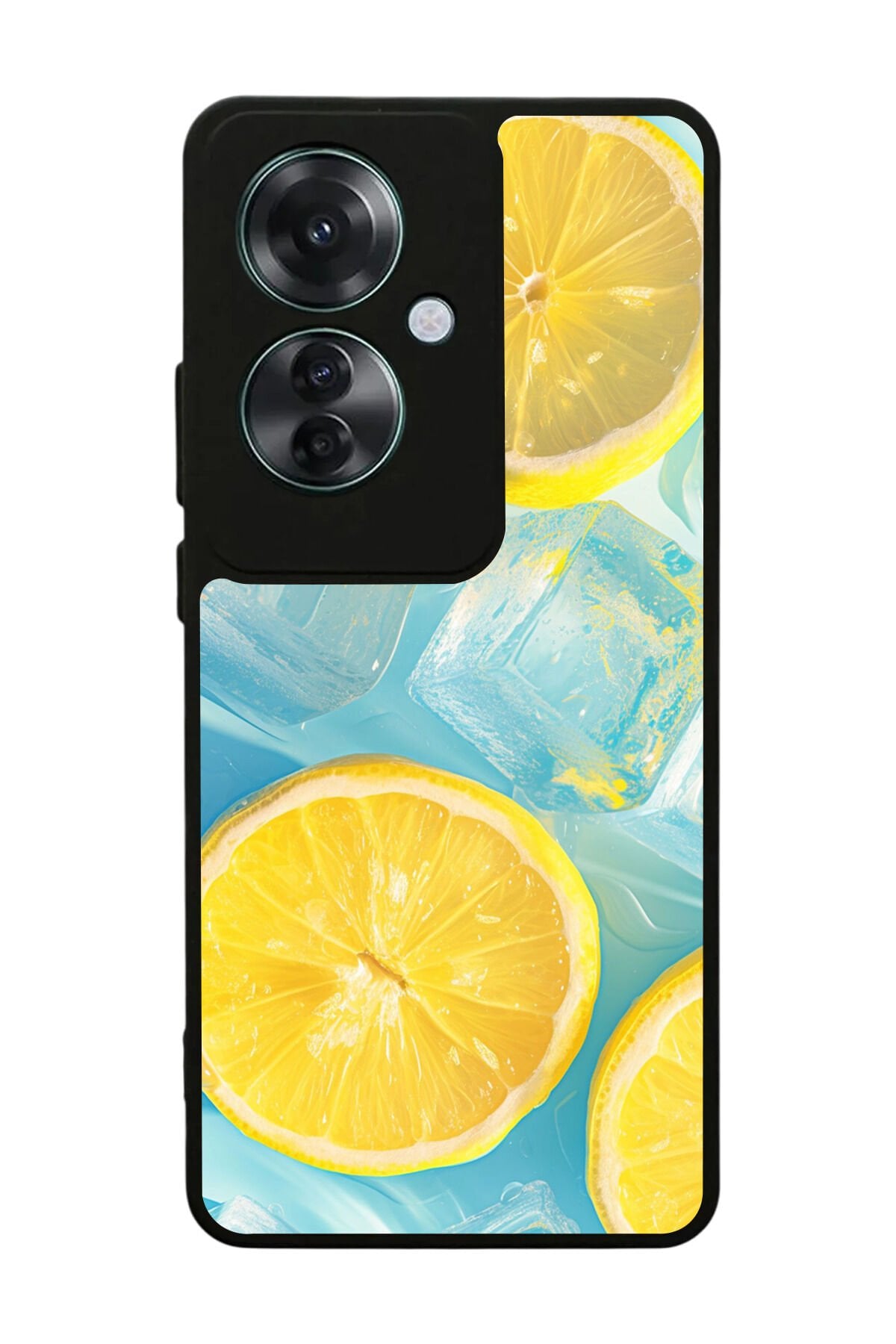 Oppo Reno 11F Uyumlu Limon Tasarımlı Glossy Premium Kılıf
