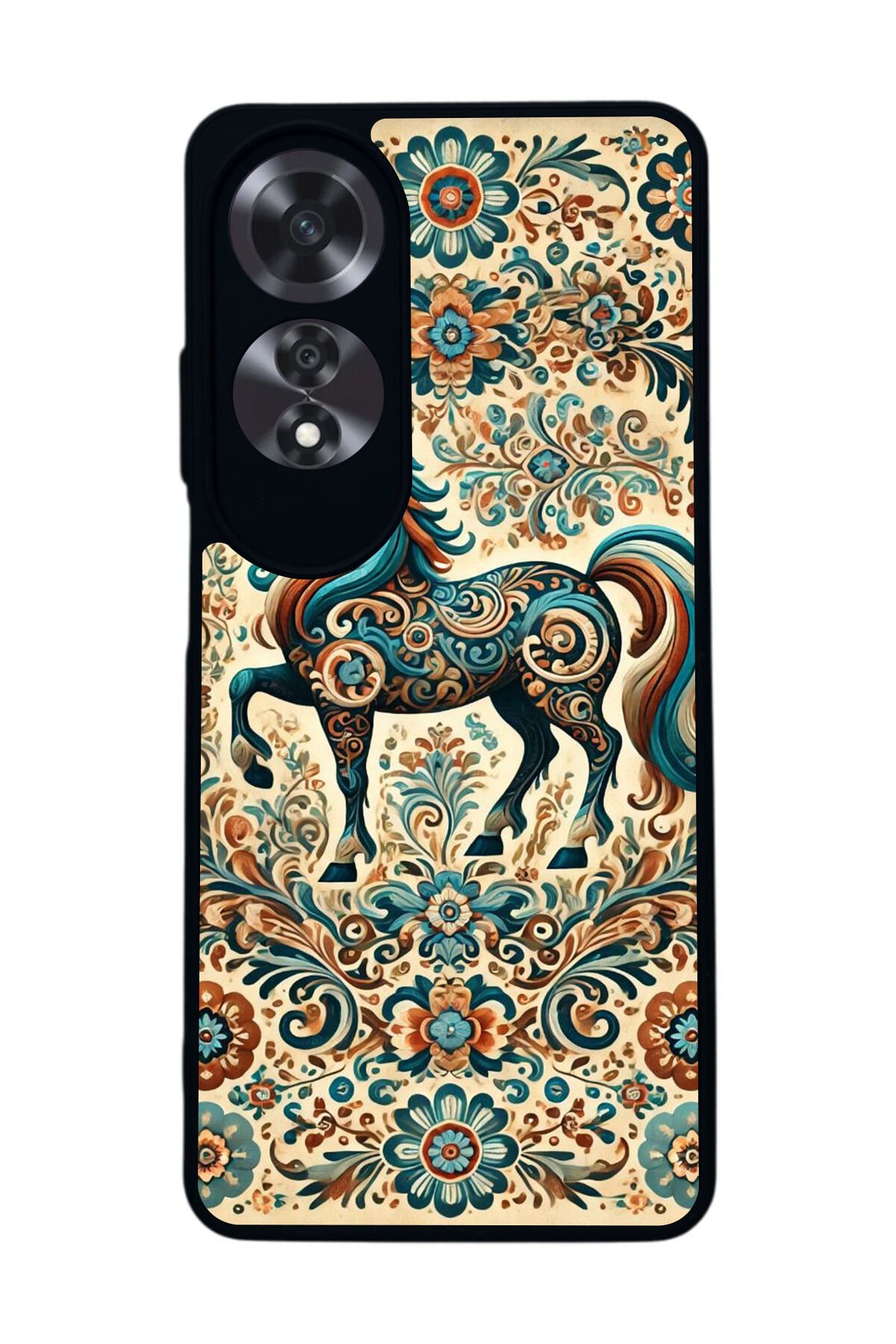 Oppo A60 Mat Siyah uyumlu Kılıf – Yumuşak Silikon, Koruyucu, Şok Emici Kapak