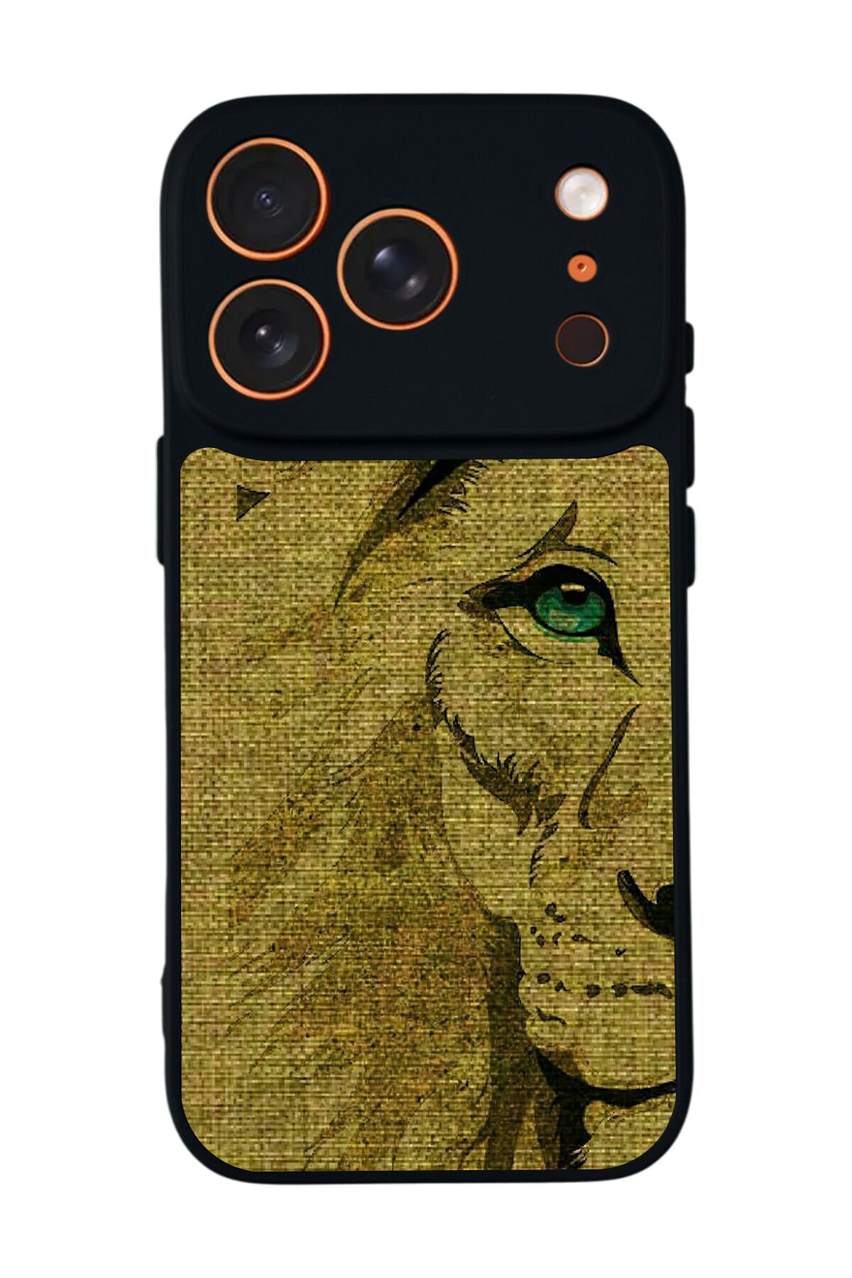 iPhone 17 Pro Uyumlu Aslan Tasarımlı Glossy Premium Kılıf