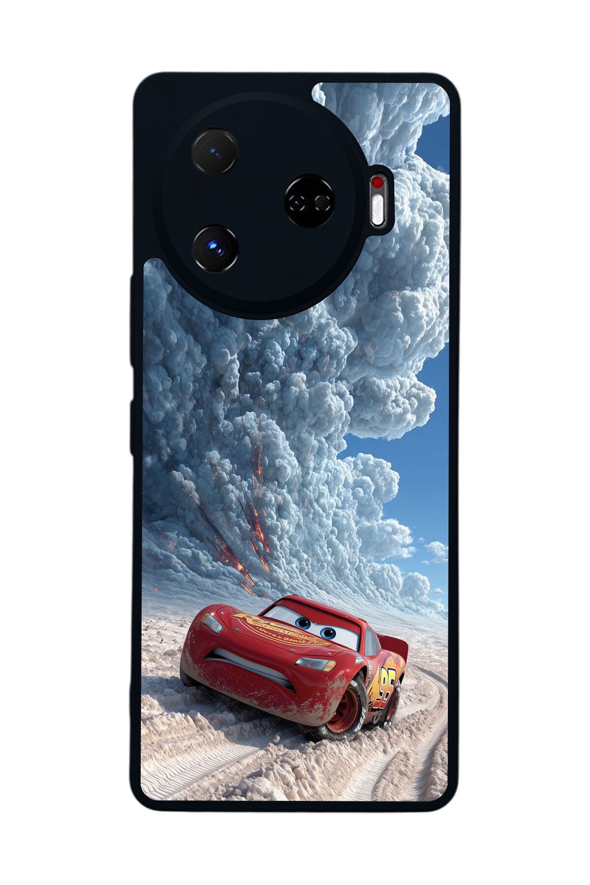 Tecno Camon 30 Pro Uyumlu Şimsek McQueen Tasarımlı Glossy Premium Kılıf