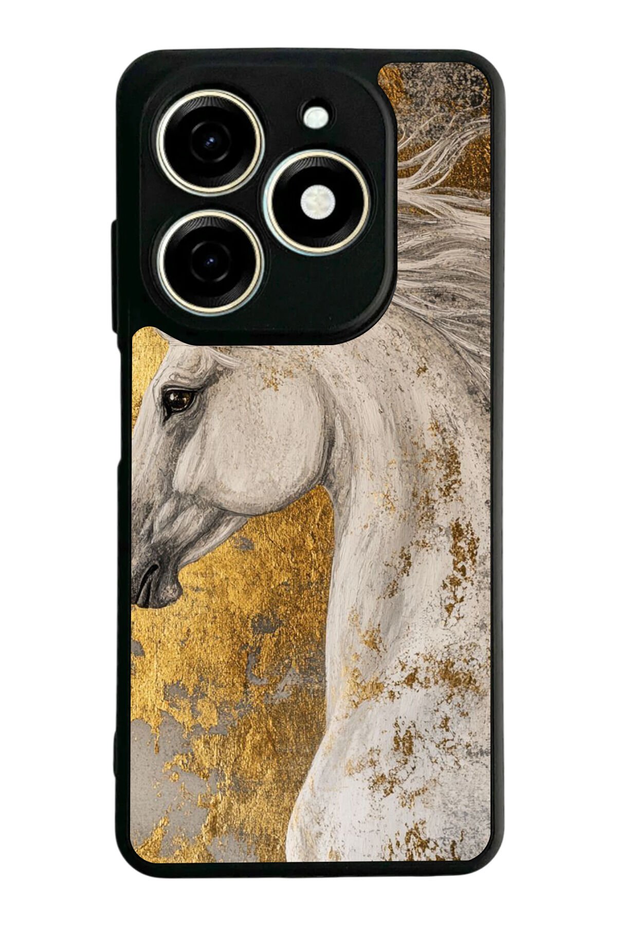 Infınıx Smart 8 Pro Uyumlu At Horse Tasarımlı Glossy Premium Kılıf