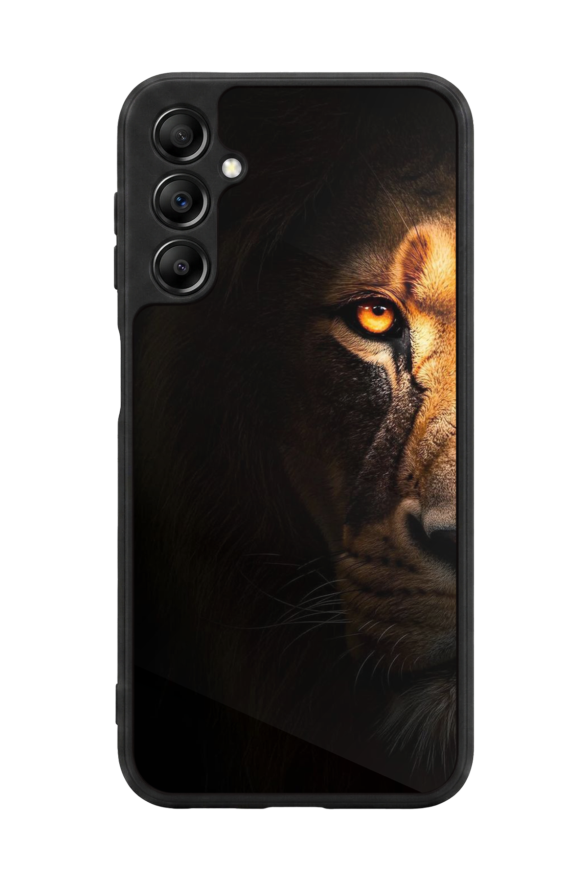 Samsung Galaxy A14 Uyumlu Aslan Tasarımlı Glossy Premium Kılıf