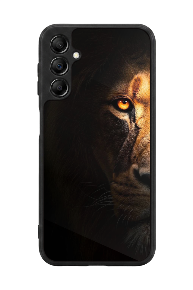 Samsung Galaxy A14 Uyumlu Aslan Tasarımlı Glossy Premium Kılıf
