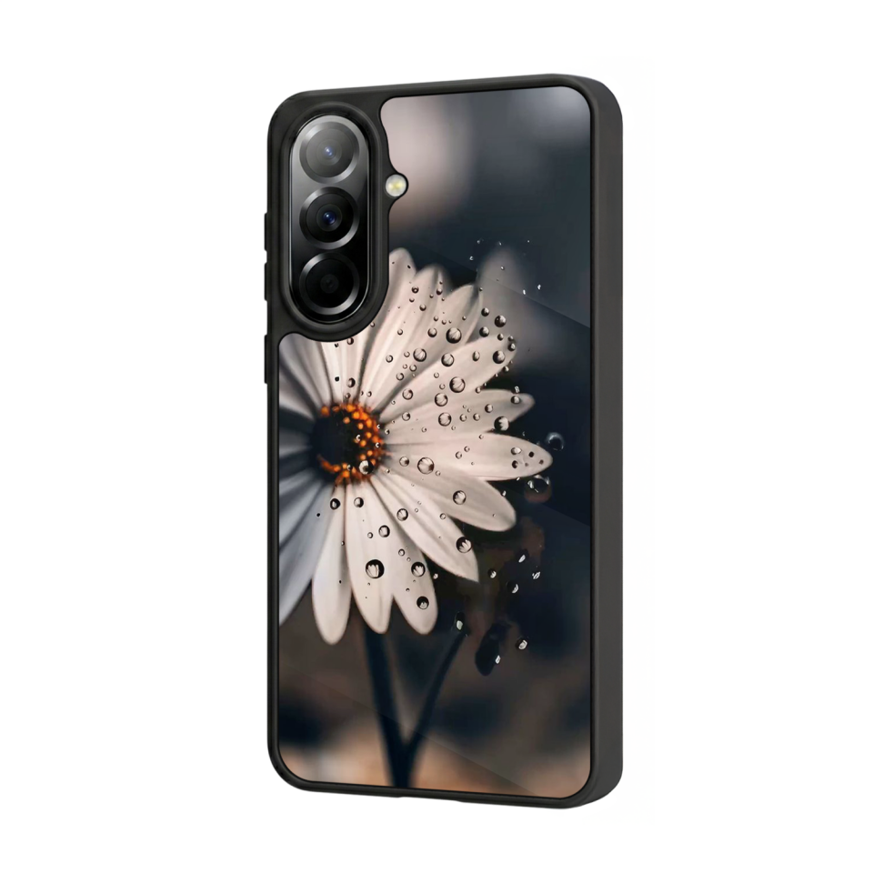 Samsung Galaxy A57 Uyumlu Cicek Tasarımlı Glossy Premium Kılıf