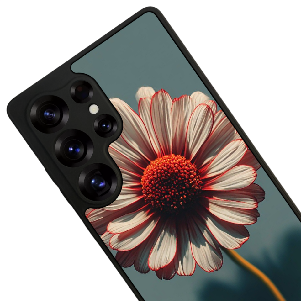 Samsung Galaxy S25 Ultra Uyumlu Cicek Tasarımlı Glossy Premium Kılıf