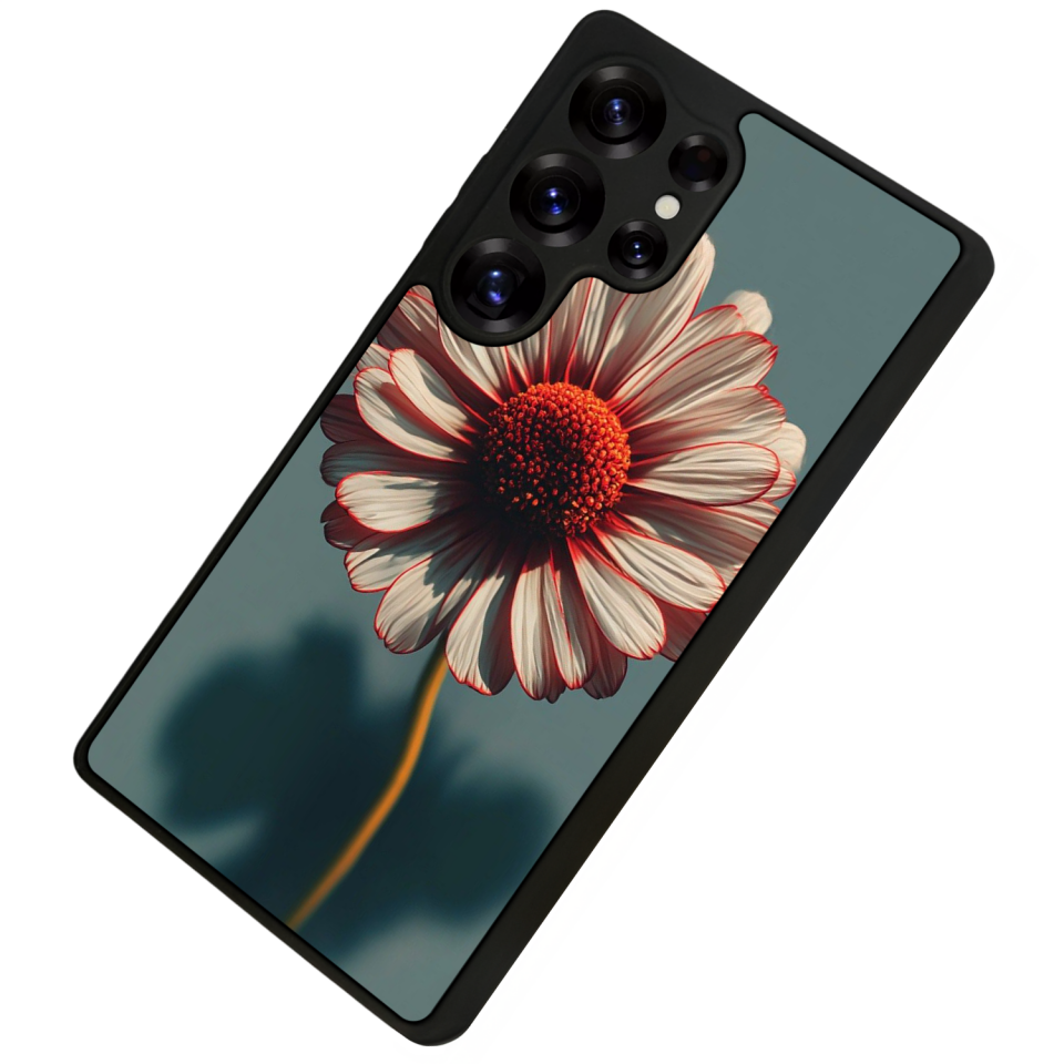 Samsung Galaxy S25 Ultra Uyumlu Cicek Tasarımlı Glossy Premium Kılıf