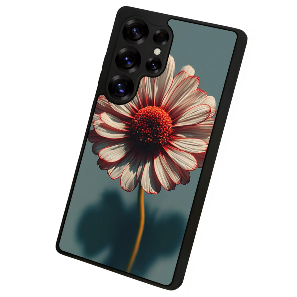 Samsung Galaxy S25 Ultra Uyumlu Cicek Tasarımlı Glossy Premium Kılıf