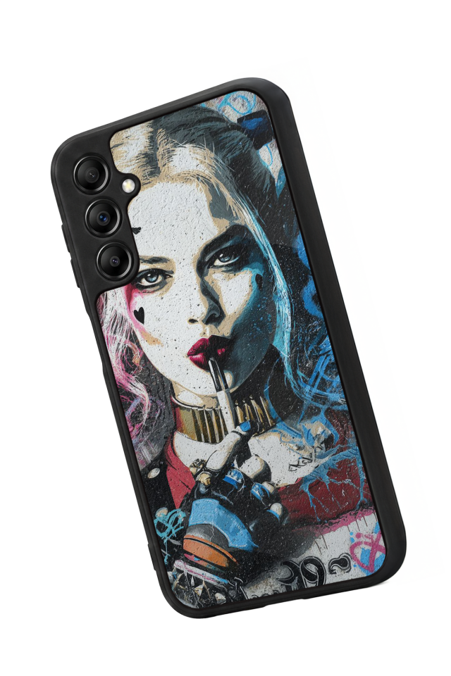 Samsung Galaxy A14 Uyumlu HarleyQueen Tasarımlı Glossy Premium Kılıf