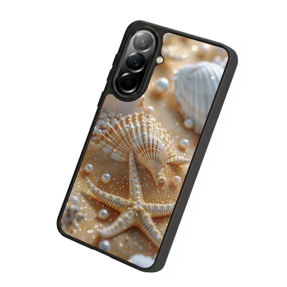 Samsung Galaxy A37 Uyumlu  İnci Tasarımlı Glossy Premium Kılıf