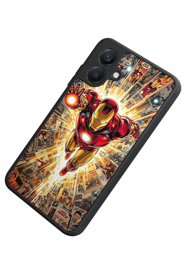 Samsung Galaxy A07 Uyumlu Iron Man ( Demir Adam ) Tasarımlı Glossy Premium Kılıf