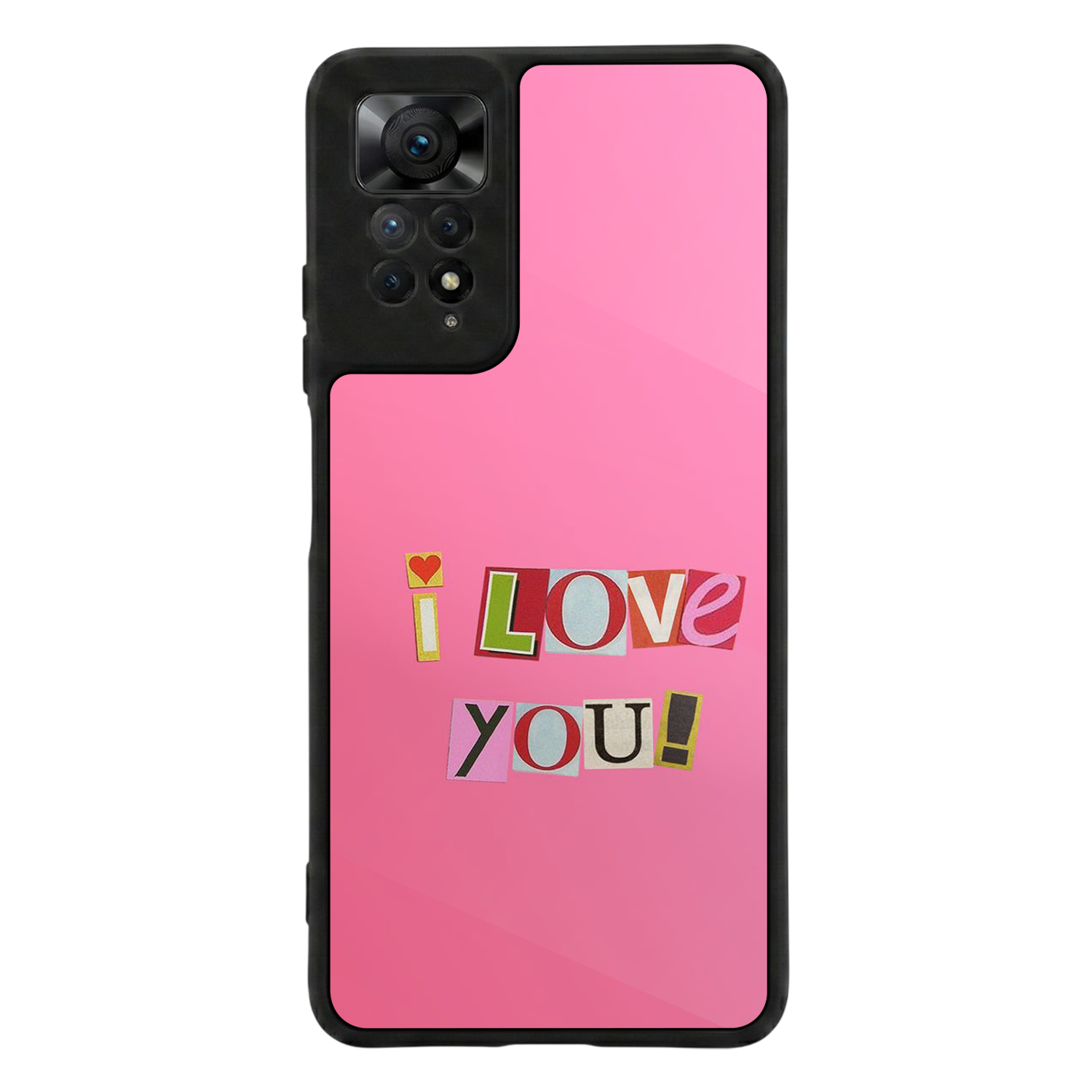 Xiaomi Redmi Note 12 Pro Uyumlu Kalp Love Tasarımlı Glossy Premium Kılıf